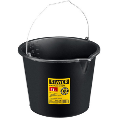 Ведро строительное пластмассовое, высокопрочное 20л. STAYER