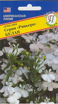 Лобелия Ривьера белая (Престиж)