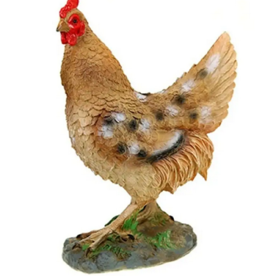 Фигура Курица на камушке