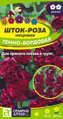Шток-роза Темно-бордовая