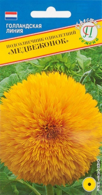 Подсолнечник махровый Медвежонок