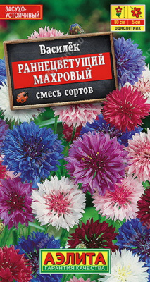 Василек Раннецветущий махровый, смесь