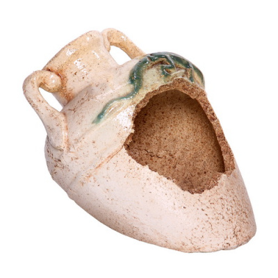 Амфора МИНИ лежачая с ящерицей 22х42