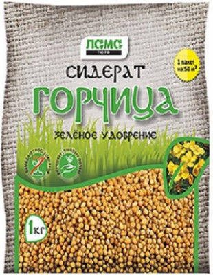 Сидерат ГОРЧИЦА Белая (Лама Торф)