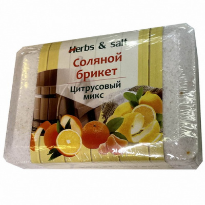 Соляной брикет Цитрусовый микс