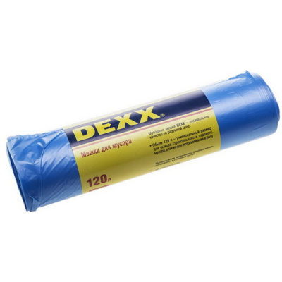 Мешки для мусора DEXX голубые