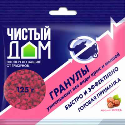 Чистый Дом Гранулы от грызунов