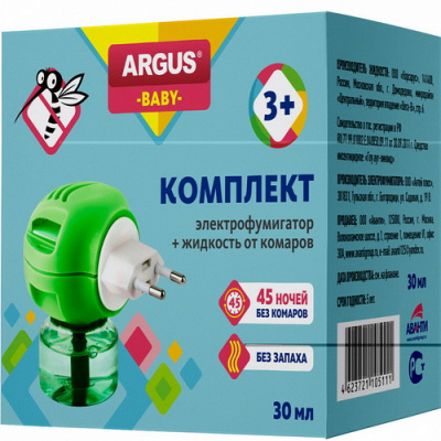 Комплект детский для защиты от комаров (ARGUS baby)