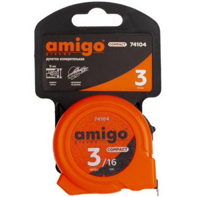 Рулетка 3м*16мм Amigo Grande