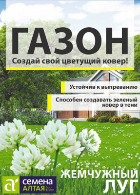 Газонная трава Жемчужный луг