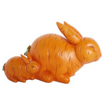 Фигурки Морковные зайцы 24х30 см