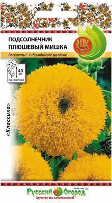 Подсолнечник Плюшевый мишка