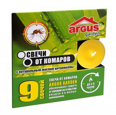 Свеча репеллентная от комаров (до 3 часов горения) ARGUS GARDEN