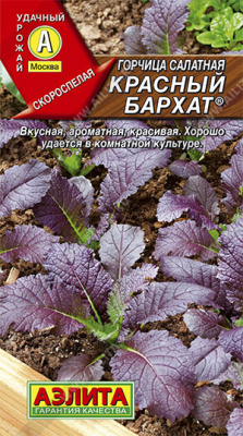 Горчица салатная Красный бархат