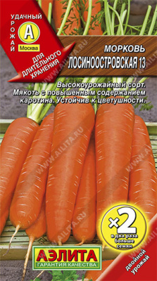 Морковь Лосиноостровская 13