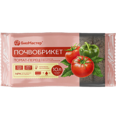 Почвобрикет Томат и перец