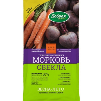 Удобрение Добрая сила - Морковь, свекла