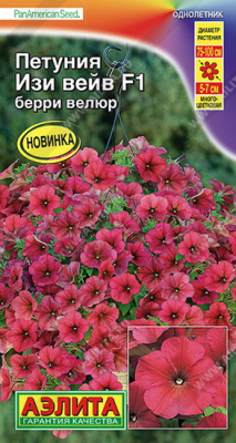 Петуния Изи вейв берри велюр