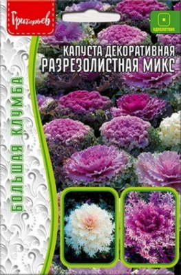 Капуста декоративная Разрезолистная микс