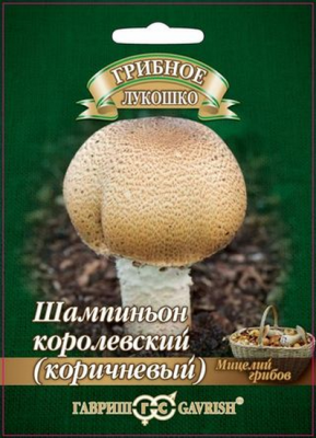 Грибы Мицелий ШАМПИНЬОН королевски коричневый (Гавриш)