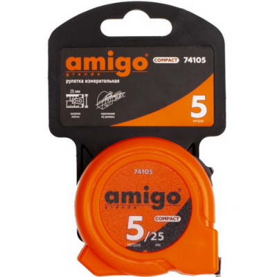 Рулетка измерительная 5м Amigo Grande