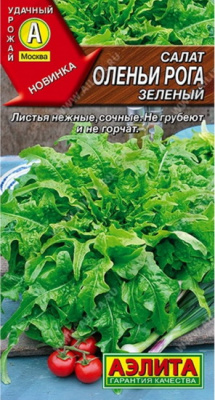 Салат Оленьи рога зеленый