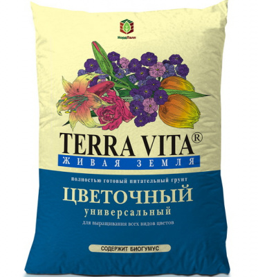 Грунт Живая Земля, цветочныйTerra Vita