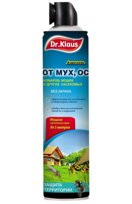 Аэрозоль от МУХ, ОС и других летающих насекомых Dr.Klaus