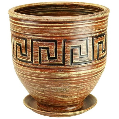Горшок МЕАНДР коба кор. 31см.