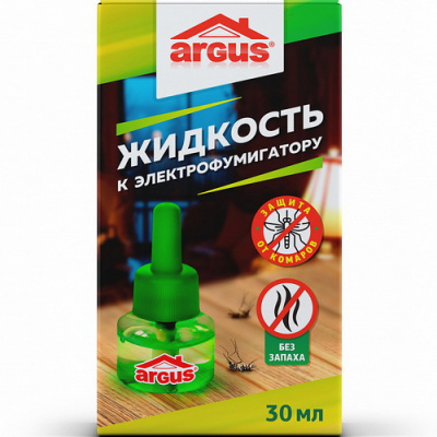 Жидкость для фумигатора от комаров без запаха ARGUS