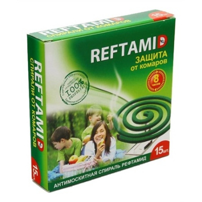 Спирали РЕФТАМИД  антимоскитные 10шт