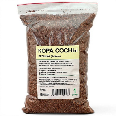 Кора сосны крошка (2-5мм)