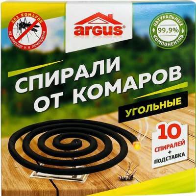 Спирали малодымные от комаров ARGUS